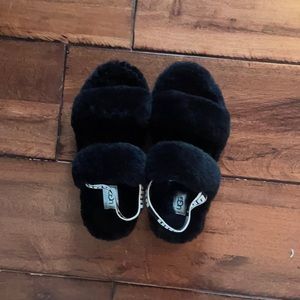 Black Ugg slippers